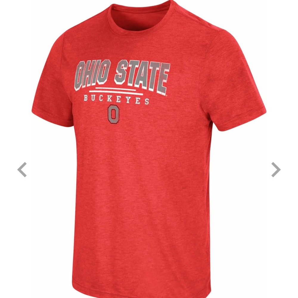 NWT colosseum Men’s Ohio State Red shirt. Size Large
